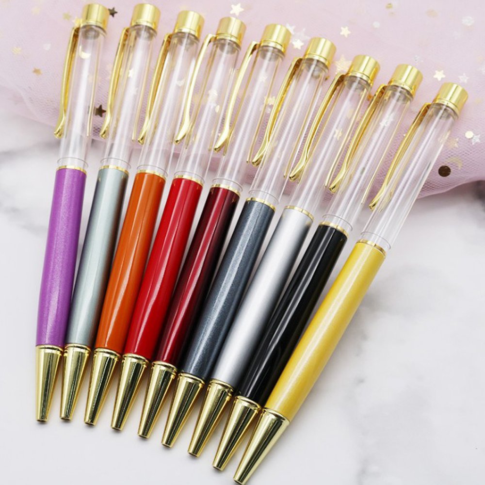 2024 hot selling Empty pen for DIY floater inside the pens floating ball pen