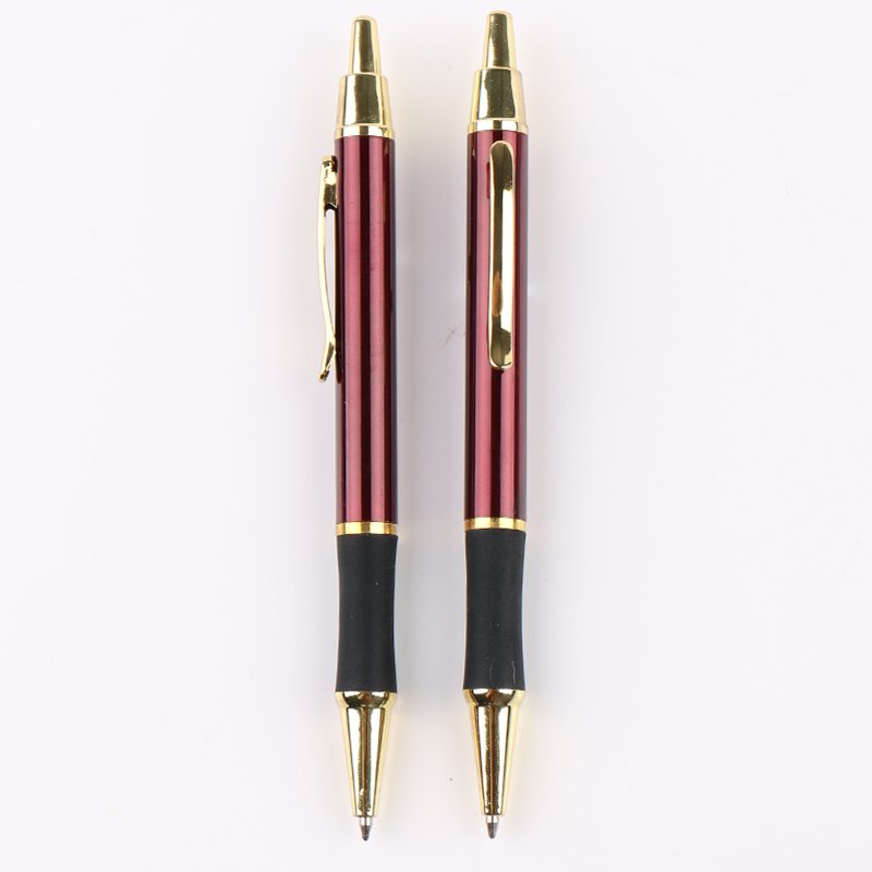 Factory Luxury Ball Pen Gold Ballpen Golden Advertise Beautiful Ballpoint Pen Custom Pen with custom logo OEM ODM Hot Sales