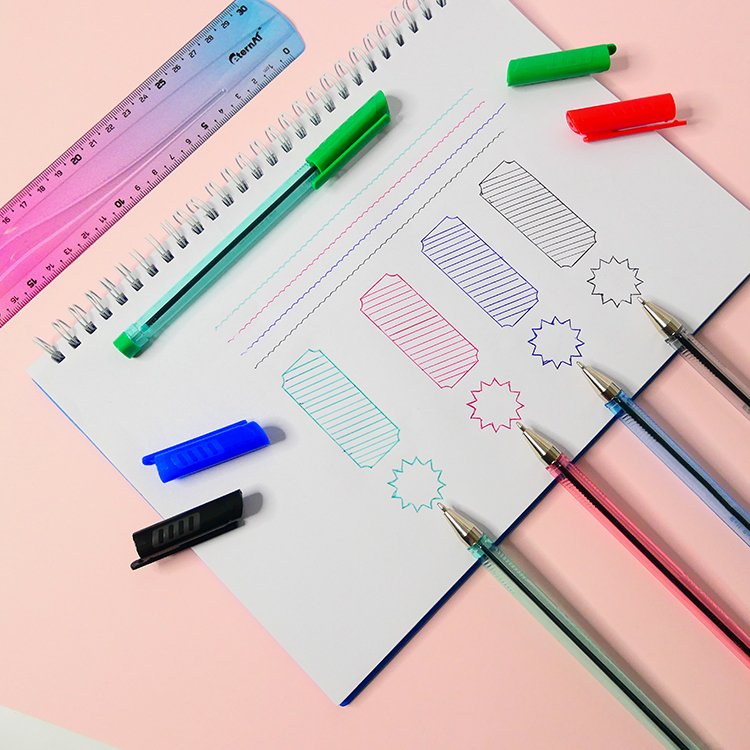 Customized Ballpoint Pen Color Barrel Ballpoint Pen