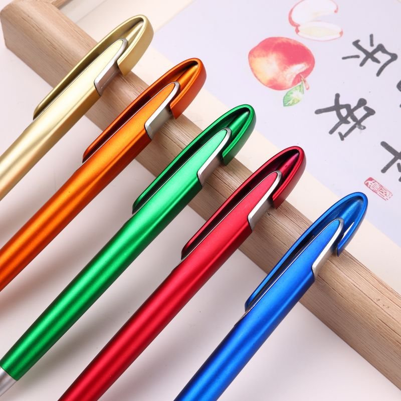 Wholesale Custom Logo Printed Plastic Ball-Point Pen from China Factory 1.0mm Writing Width for School & Office Advertising
