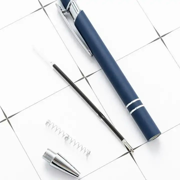 2 in 1 Ballpoint Pen Multi Function Soft Touch Ball Point Stylus Pens Custom Logo Luxury Metal Stylus Pens for Promotional Gift