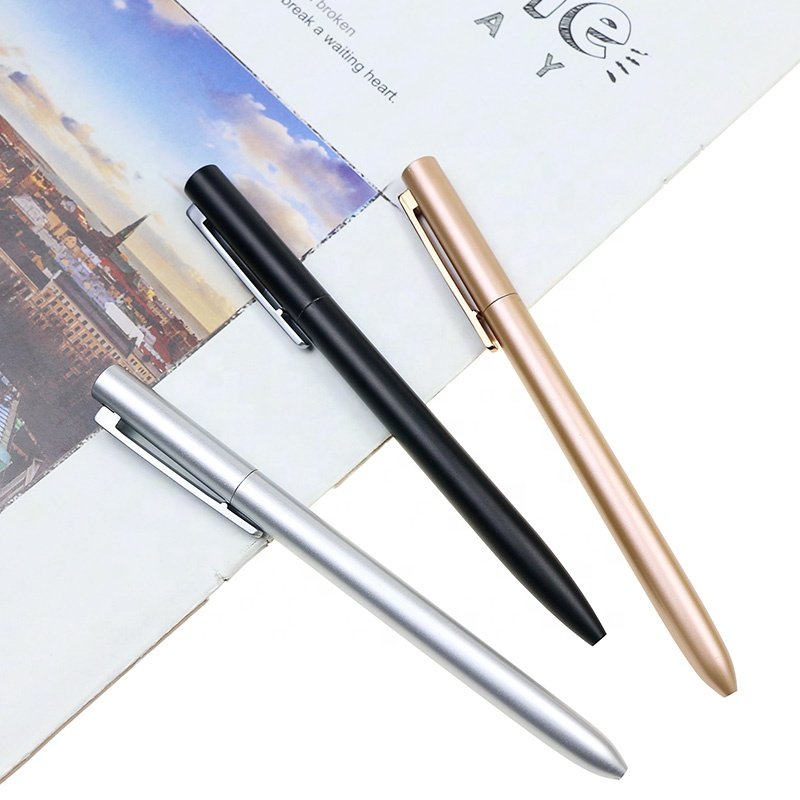 BECOL Promotional High End Advertising Signature Pen Custom Logo Ballpoint Pen Luxury Metal Twist Ball Pen for Business