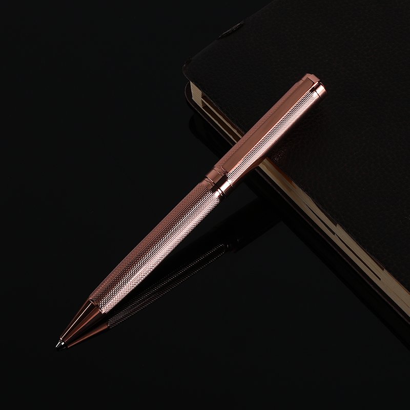Cheaper High Quality Promotion Gifts Golden Silver Brass Ball Point Pen for Birthday Gift