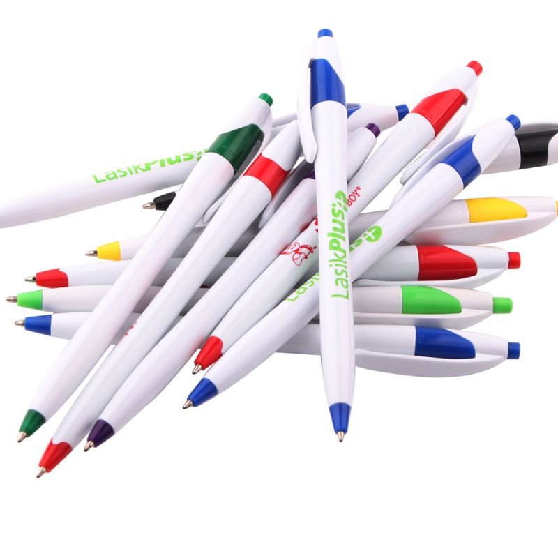 STOCK custom promotional very cheap ballpoint pen with logo low moq ball pen with logo
