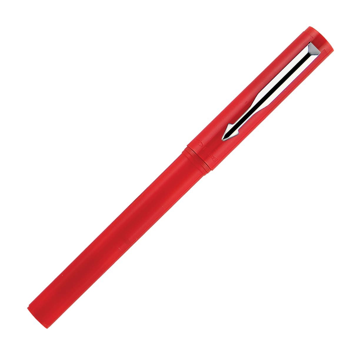 Ballpoint pens parker beta standard chrome trim red color plastic body custom logo promotional writing ballpen
