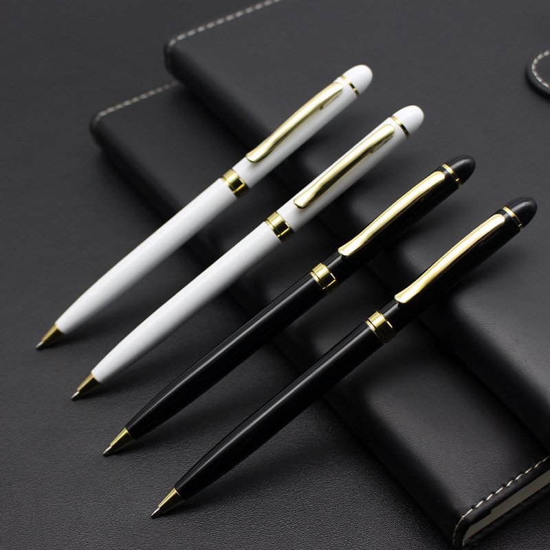 Promotional Gift Business Pen Metal Clip Ballpoint Pen With High Sensitive Stylus Top Custom Logo