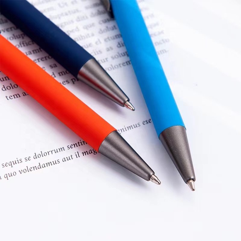 Creative business printing Logo Press laser lettering metal advertising ballpoint pen
