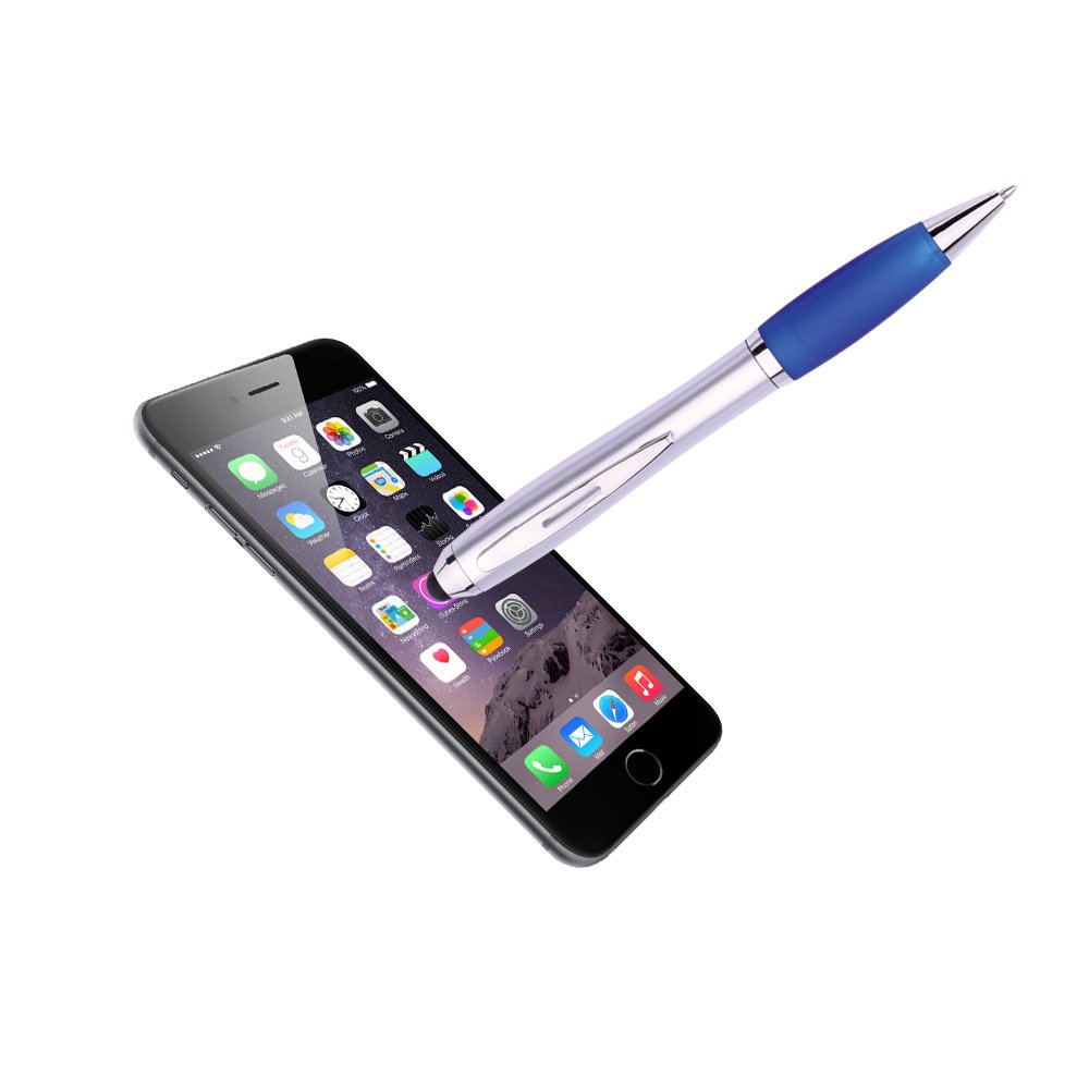 Hot selling stock touch screen stylus ballpoint pen with customized logo Boligrafo
