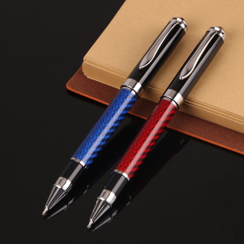 High-grade Christmas Gift High Quality Carbon Fiber Roller Ball Pen for Men and Women