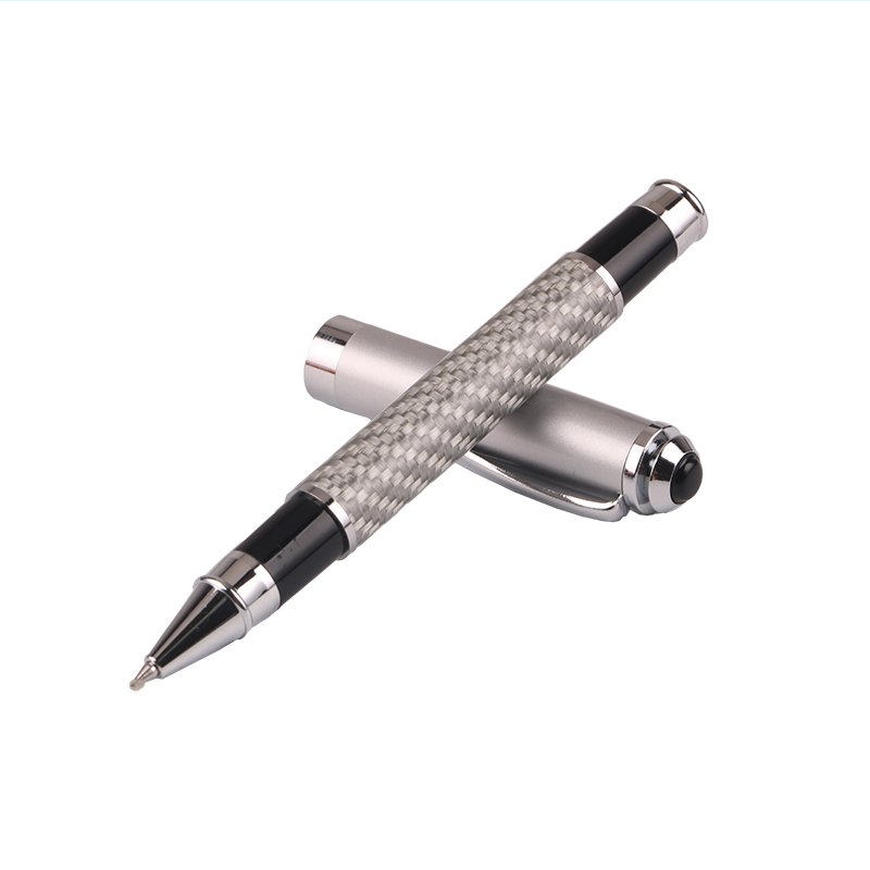 High-grade Christmas Gift High Quality Carbon Fiber Roller Ball Pen for Men and Women