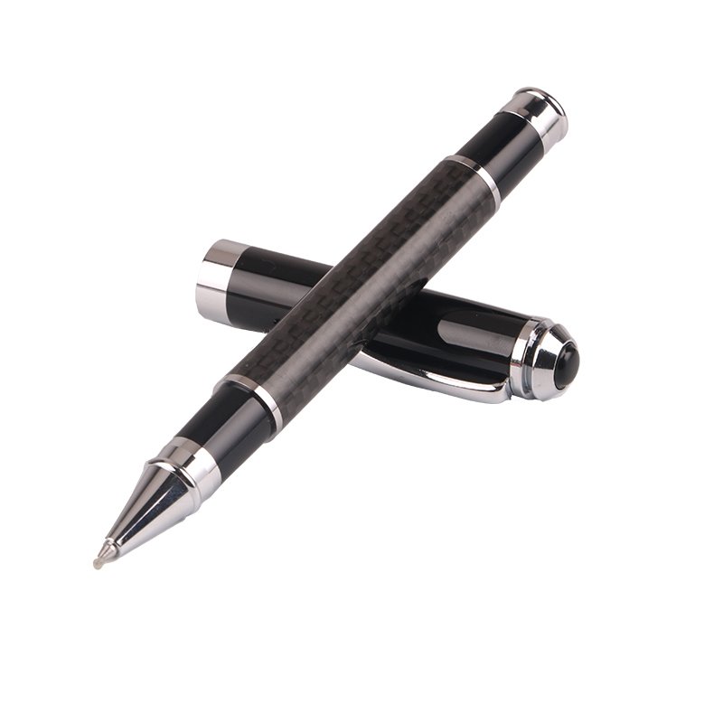 High-grade Christmas Gift High Quality Carbon Fiber Roller Ball Pen for Men and Women