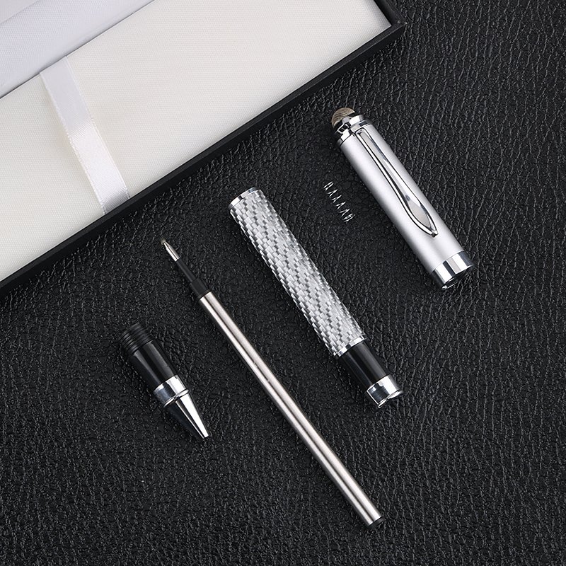 High-grade Christmas Gift High Quality Carbon Fiber Roller Ball Pen for Men and Women