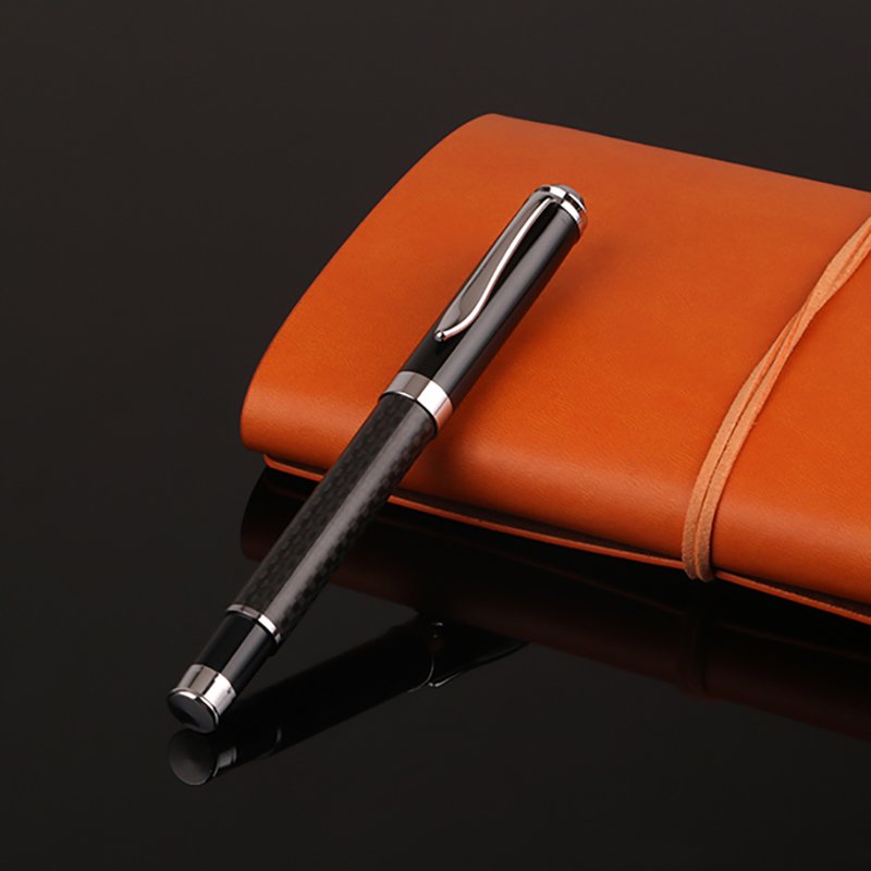 High-grade Christmas Gift High Quality Carbon Fiber Roller Ball Pen for Men and Women