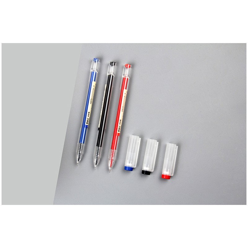 Gel Pen 12 Pcs/Set Style 0.35mm Black Blue Red Ink MUJI Pen Style Office student Exam Writing School Ballpoint Pen