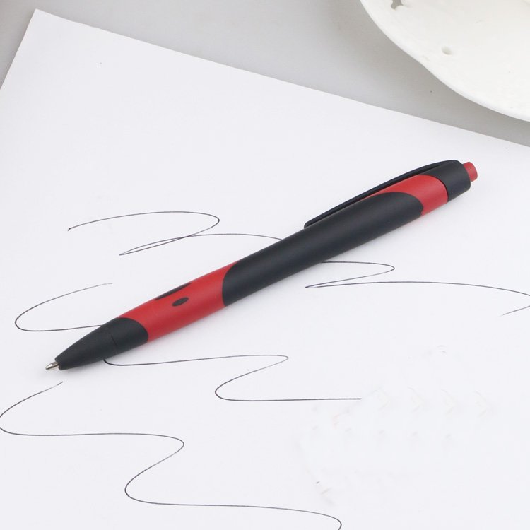 Promotional cheapest plastic click ballpoint pen with customizable logo