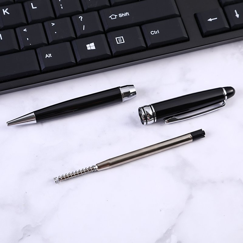 Unisex Premium Mass Pop Pen with 1.0mm Writing Width Customizable Logo on Metal and Plastic Materia