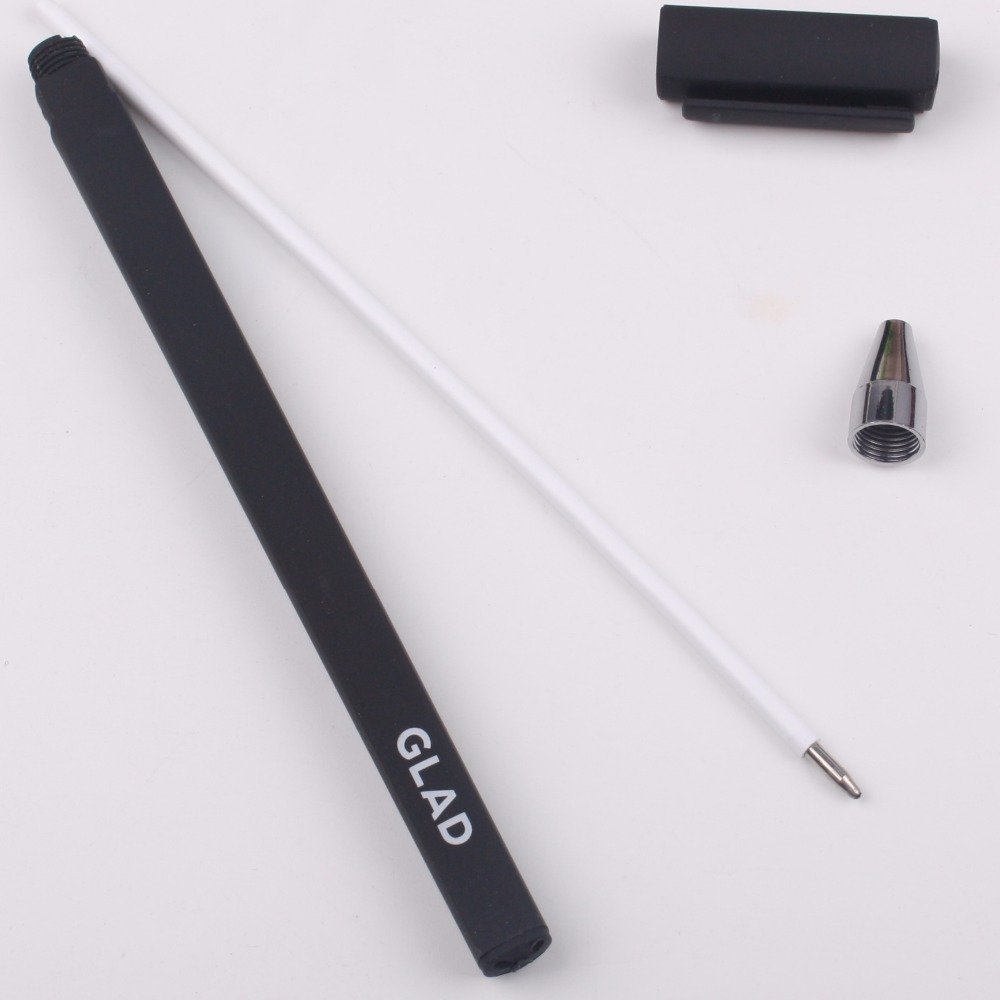 Wholesale Custom Logo Square Ballpoint Pen Promotional Rubber Plastic Pen with Cap