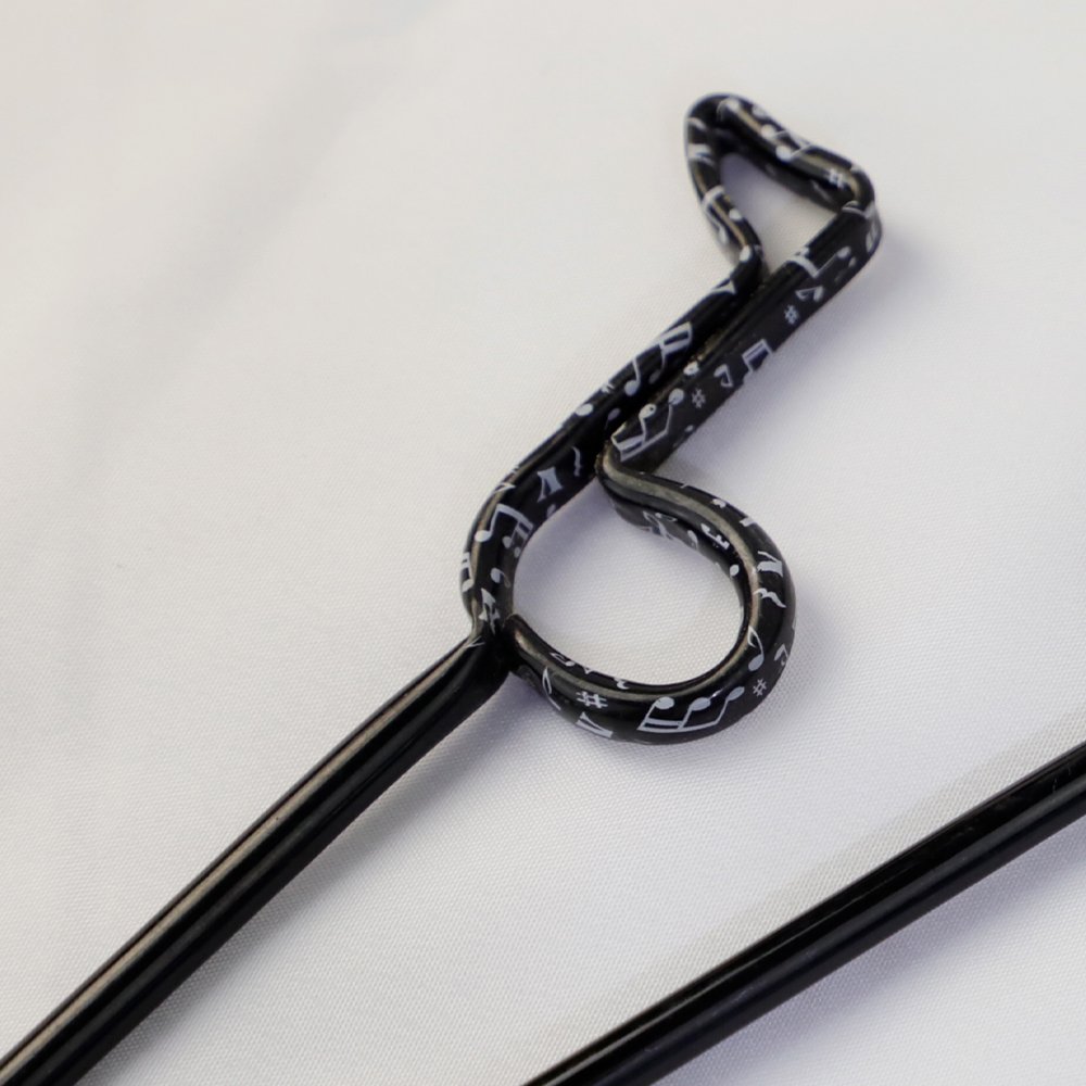 Custom music eighth note treble clef croma th note Achtenote shape cute pen pink black red white ballpoint pen for music lover