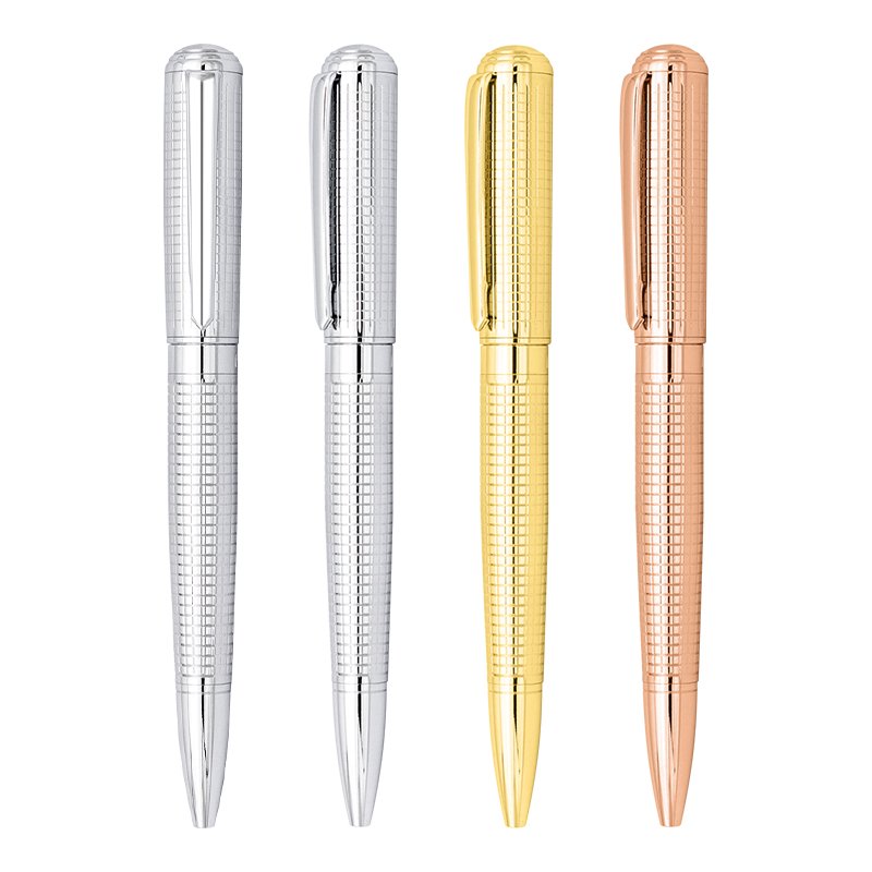 gold,rose gold, silver metal pen luxury new product promotion custom logo metal ballpoint pen