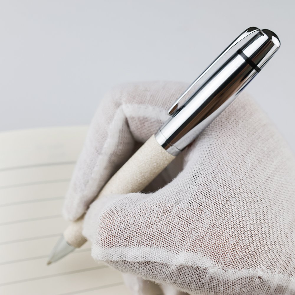 GemFully Stationery supplier Wholesale aesthetic leather ballpoint pens office business promotional metal pen