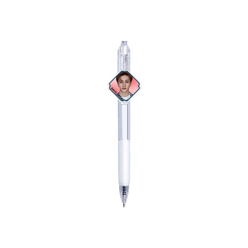 YUWEI Stray Kids Black Writing Ballpoint Pen Felix Hyunjin Bangchan Leeknow Han Students Stationery School Supplies Fans Gift
