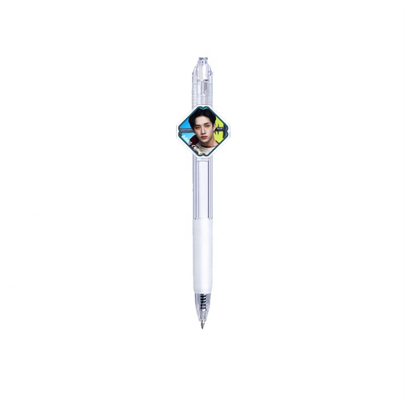 YUWEI Stray Kids Black Writing Ballpoint Pen Felix Hyunjin Bangchan Leeknow Han Students Stationery School Supplies Fans Gift