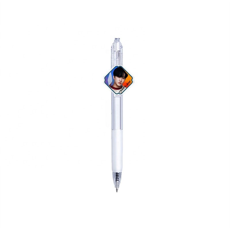 YUWEI Stray Kids Black Writing Ballpoint Pen Felix Hyunjin Bangchan Leeknow Han Students Stationery School Supplies Fans Gift