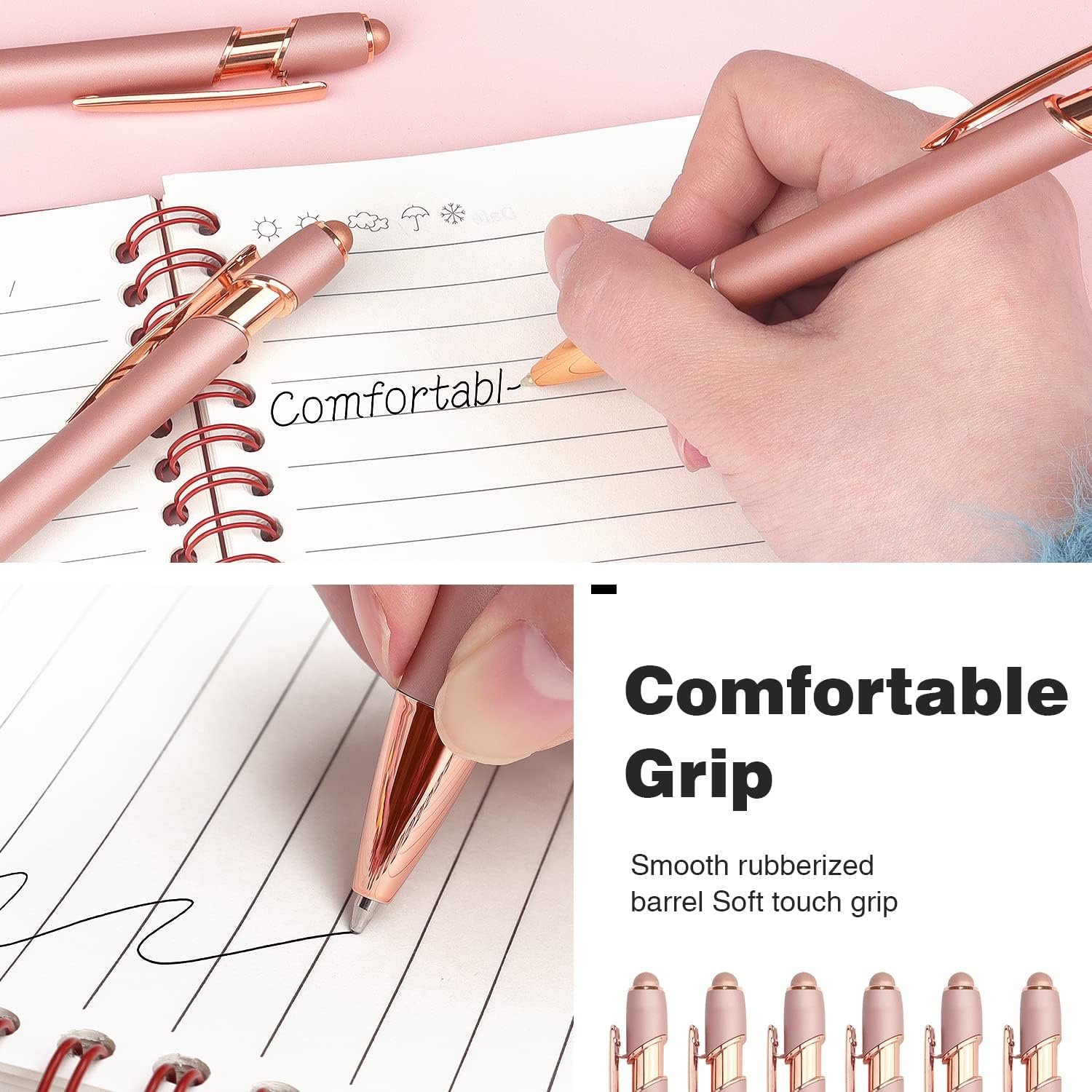 Promotional Novelty Luxury office supplies Metal stylus ball pens stationery Writing Ballpoint Pens with custom logo