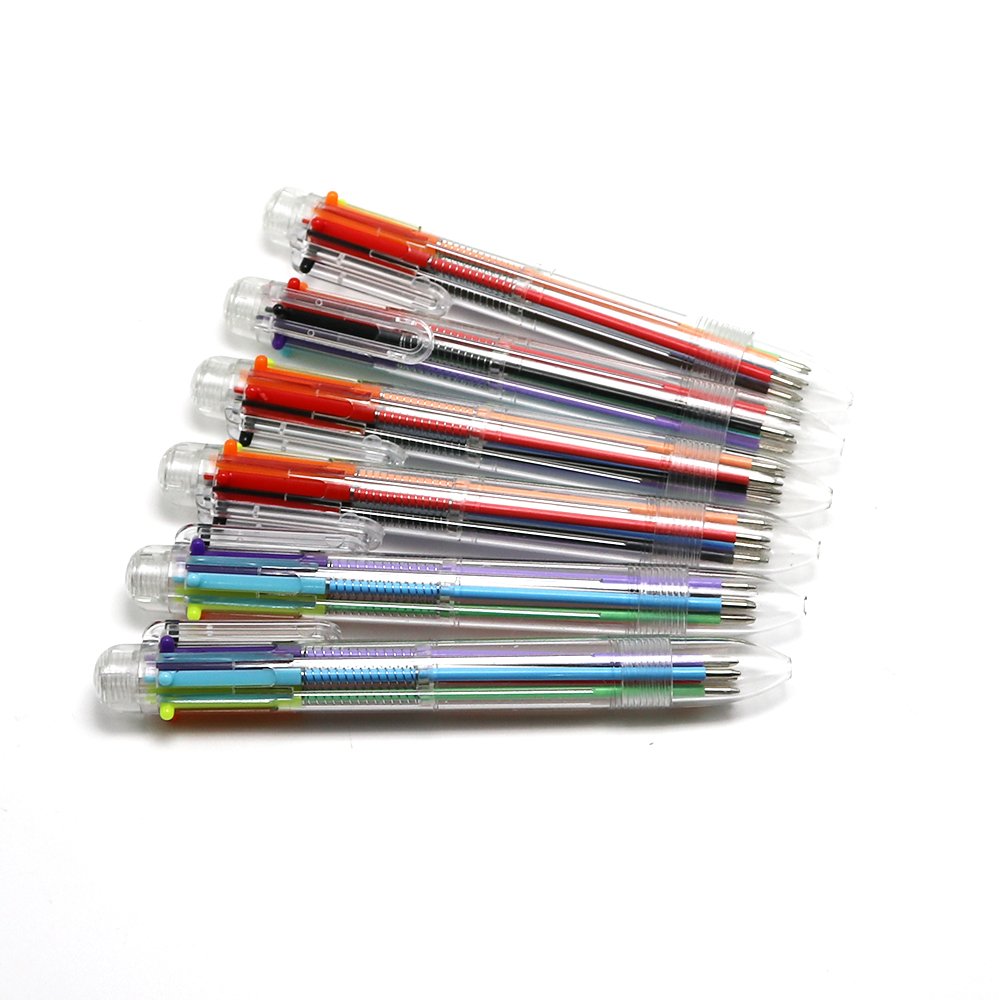 Cheap Writing Printing Promotion Plastic Multi Color Ballpoint Ball Pen