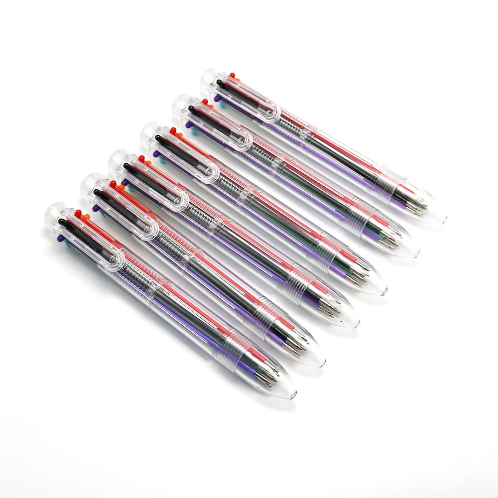 Cheap Writing Printing Promotion Plastic Multi Color Ballpoint Ball Pen