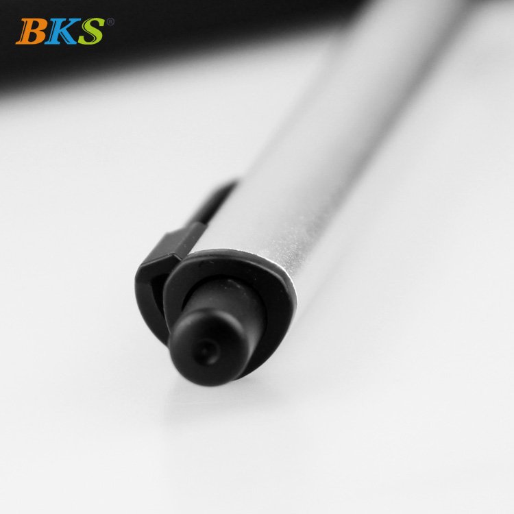 BKS Promotional factory gift Ball Pen Customized Logo Black plastic Ballpoint Pen