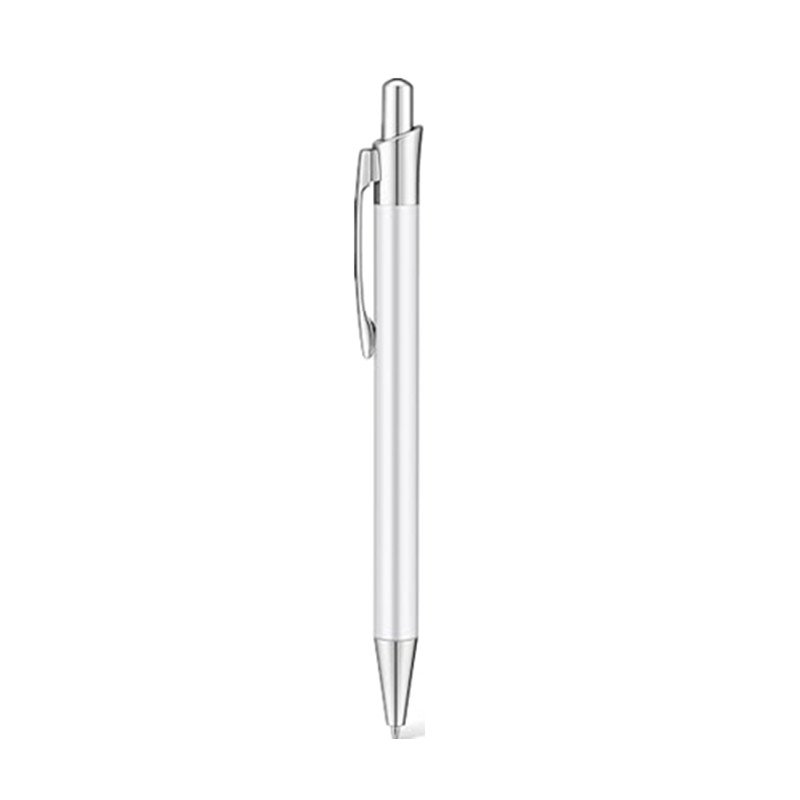 Sublimation Blank Pen Heat Transfer Silver Ballpoint Pen with Shrink Wrap