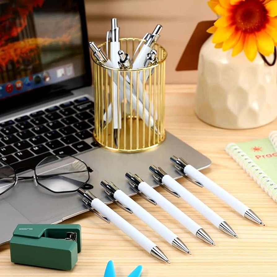 Sublimation Blank Pen Heat Transfer Silver Ballpoint Pen with Shrink Wrap