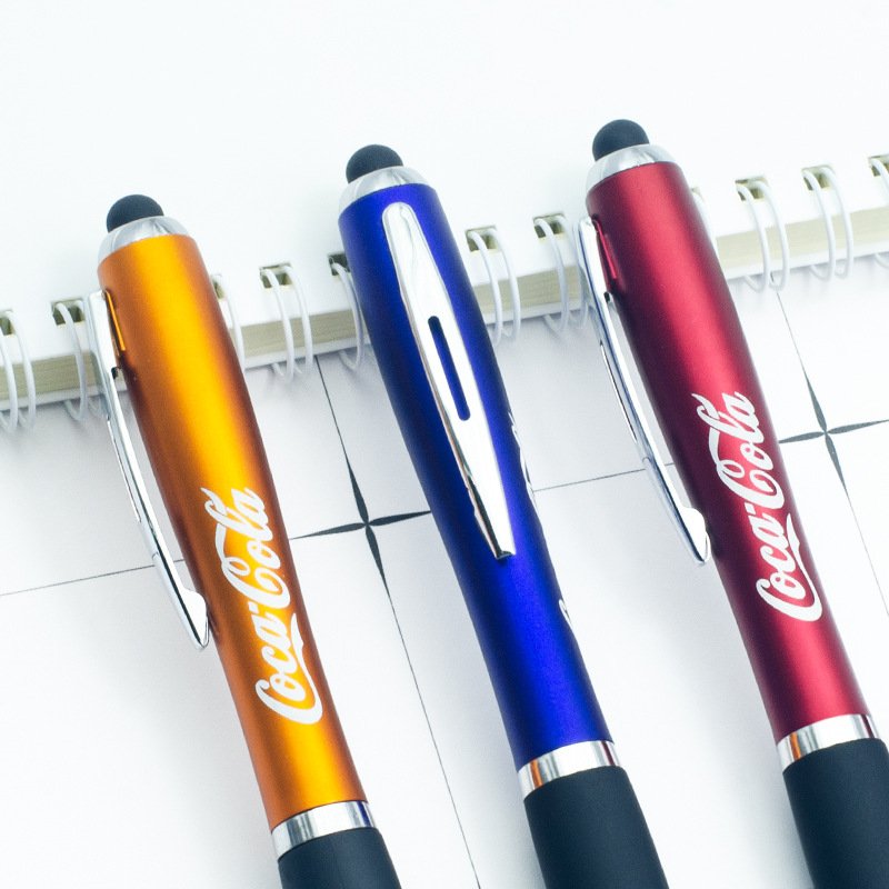 X930-1 High Quality Promotional Gift LED Light Up Touch Screen Pen Custom Laser Logo Stylus Ballpoint Pen