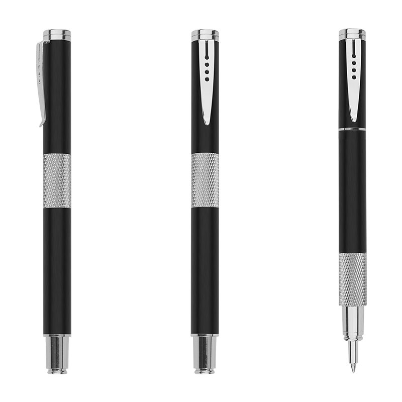 Hot Sale Luxury Metal Ballpoint / Roller Pen Noble Retro Signature Pen with Rose Gold Fittings Custom LOGO for VIP Guest Gifts