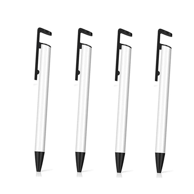 White Sublimation Ballpoint Pens Blank With Shrink Wrap