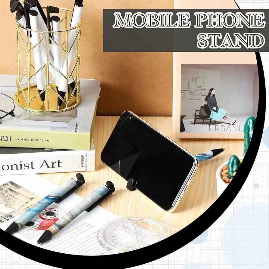 White Sublimation Ballpoint Pens Blank With Shrink Wrap
