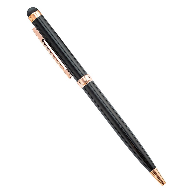 Hot Selling Promotional New Multifunction Ball Stylus Soft Touch Screen Pen 2 In 1 With Custom Logo Metal Ballpoint Pens