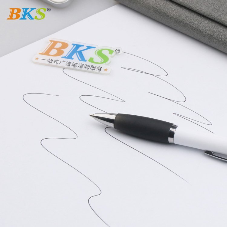 BKS mega Wholesale Advertising Rubber Promotion Pen With Plastic Promotional Personalized Ballpoint pen Custom Logo
