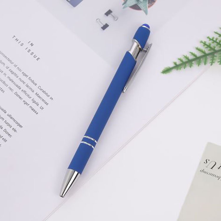 Promotion Cheapest Multifunction Stylus Ball Pen With Customized Logo Soft Touch For Cell Phone