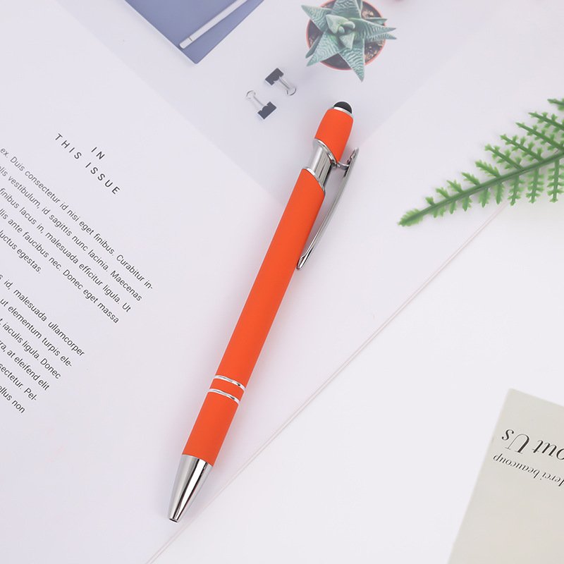 Promotion Cheapest Multifunction Stylus Ball Pen With Customized Logo Soft Touch For Cell Phone