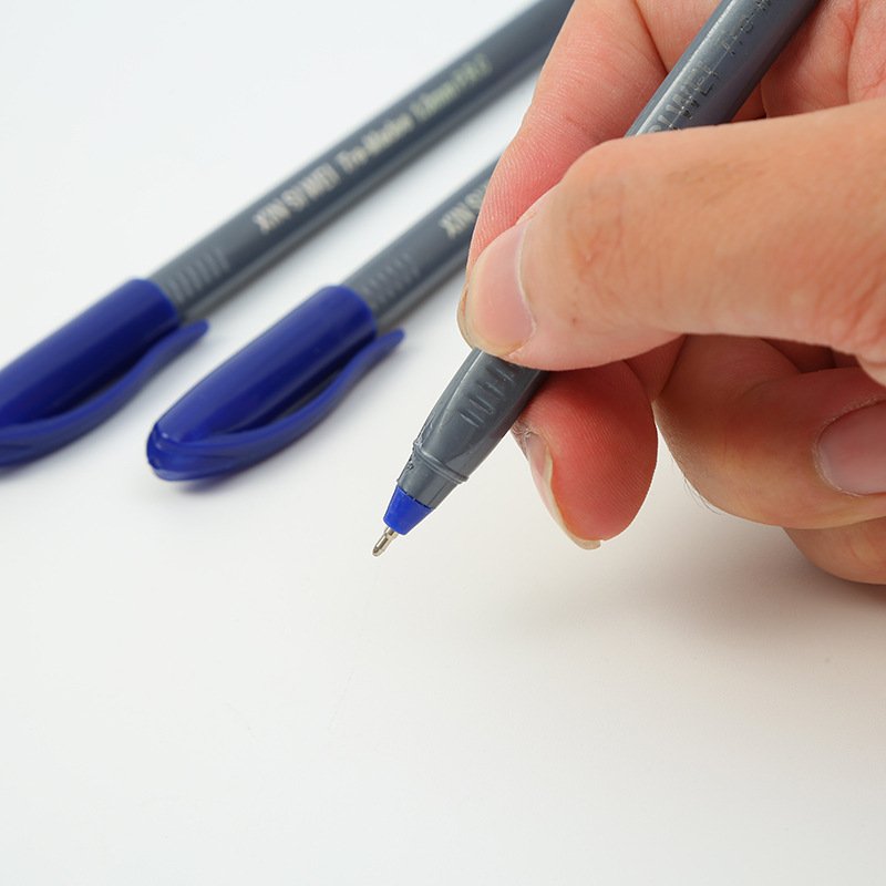 JPS ODM Stylo Cheap Personalized creative simple gray rod insert sleeve writes smoothly and does not fade easily ballpoint pen