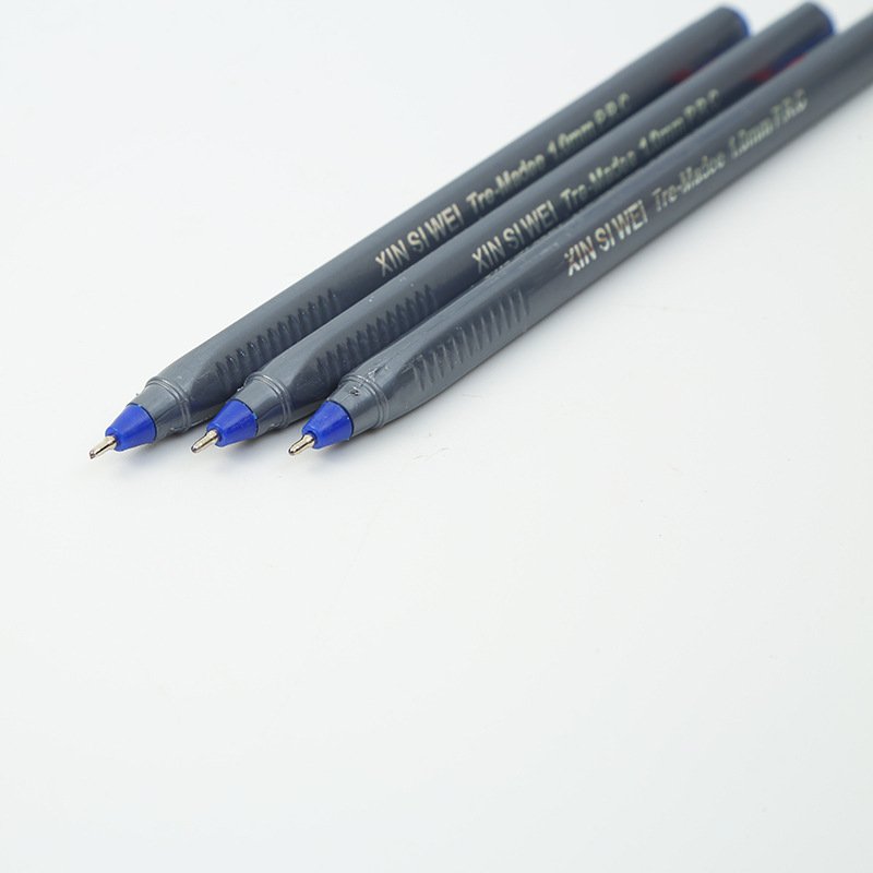 JPS ODM Stylo Cheap Personalized creative simple gray rod insert sleeve writes smoothly and does not fade easily ballpoint pen