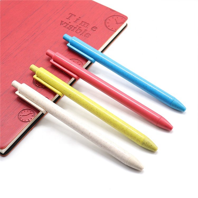biodegradable stationery pen eco ball pen ball pen custom logo