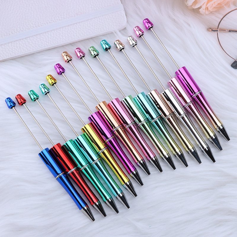 BSBH 2024 Hot Sale Luxury Ballpoint Pen Personalized Ballpoint Pen Wholesale Diy Beaded Pens Wholesale Glitter Beaded