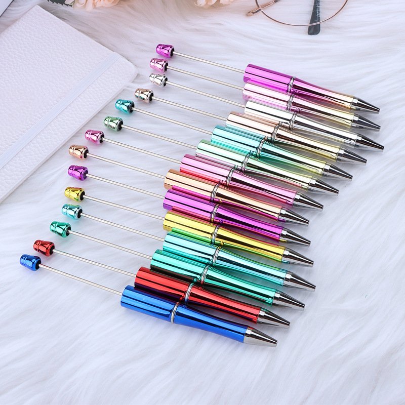 BSBH 2024 Hot Sale Luxury Ballpoint Pen Personalized Ballpoint Pen Wholesale Diy Beaded Pens Wholesale Glitter Beaded