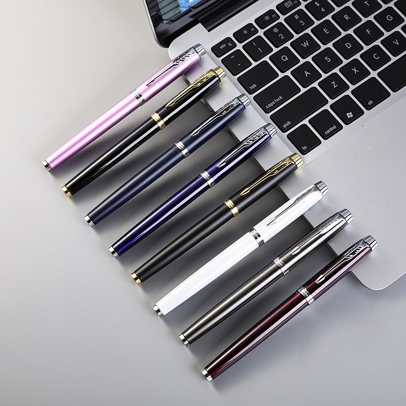 2024 New Luxury Gift Business Signature Matte Black Fountain Pen Professional Custom Parker Brand For Vip