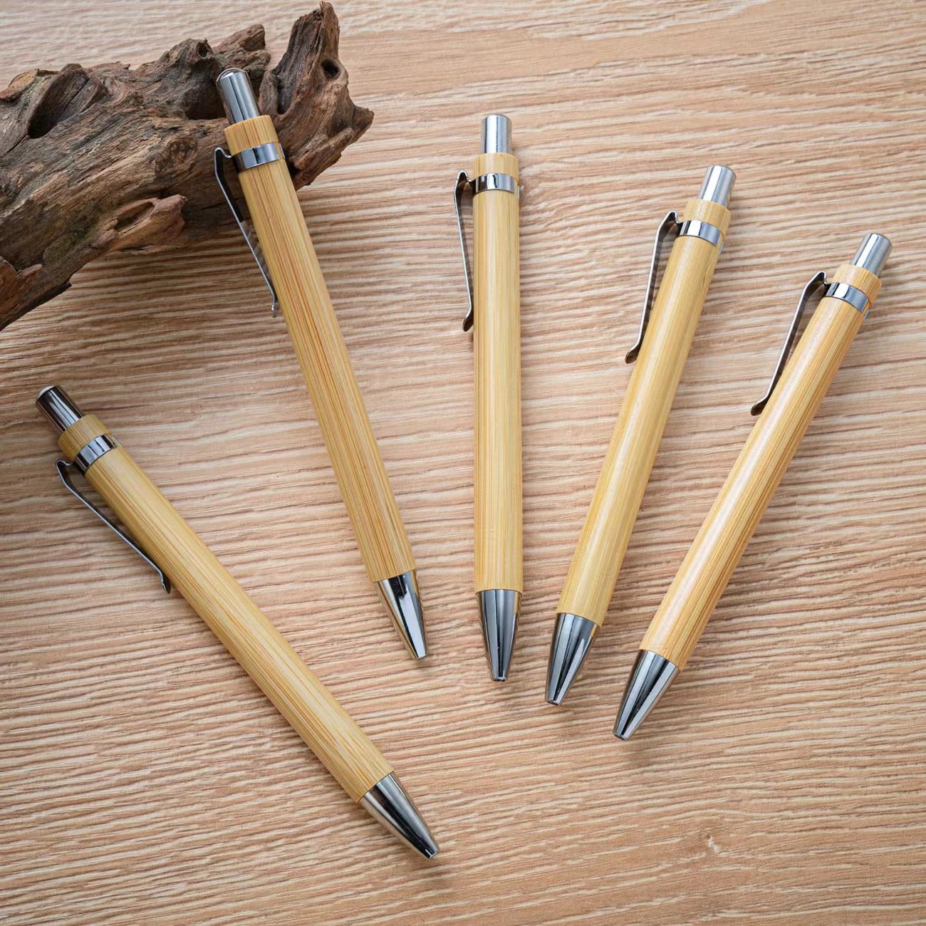 cheap price high quality Eco Friendly bamboo wood ballpoint pen-custom laser engraved logo bamboo pens