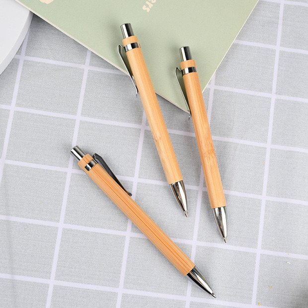 cheap price high quality Eco Friendly bamboo wood ballpoint pen-custom laser engraved logo bamboo pens