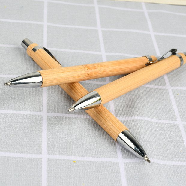 cheap price high quality Eco Friendly bamboo wood ballpoint pen-custom laser engraved logo bamboo pens